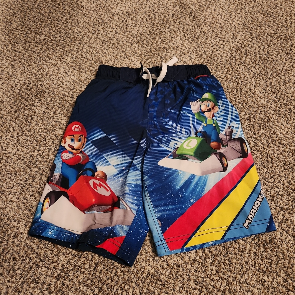 Super Mario Bros Swim Shorts